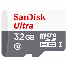 SanDisk Class10 48mb/s Ultra MicroSDHC UHS-I Memory Card - 32GB (Item No: SDSQUNB032GGN3M)